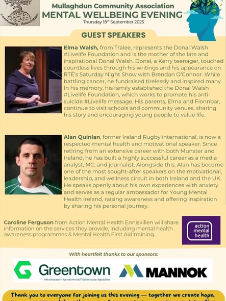 Mental Wellbeing Evening